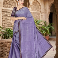 Embroidered Fancy Saree with Blouse Piece for Premium Ethnic and Traditional Wear | SMM-8728