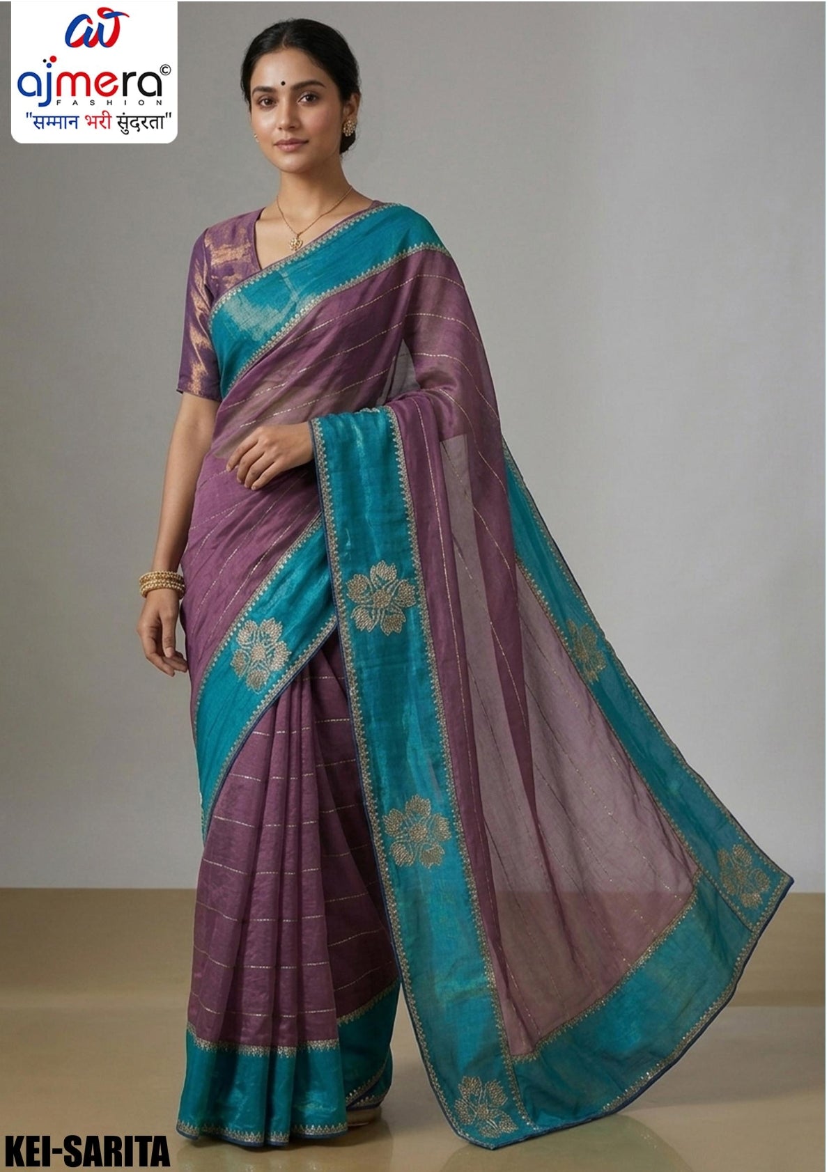 Fancy Matching Saree with Blouse Piece for Premium Ethnic and Traditional Wear | KEI-SARITA