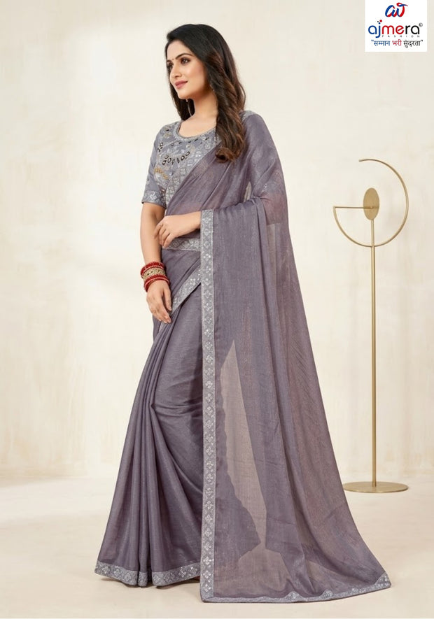 Dyed Saree with Blouse Piece for Premium Ethnic and Traditional Wear | PRM-COBRA