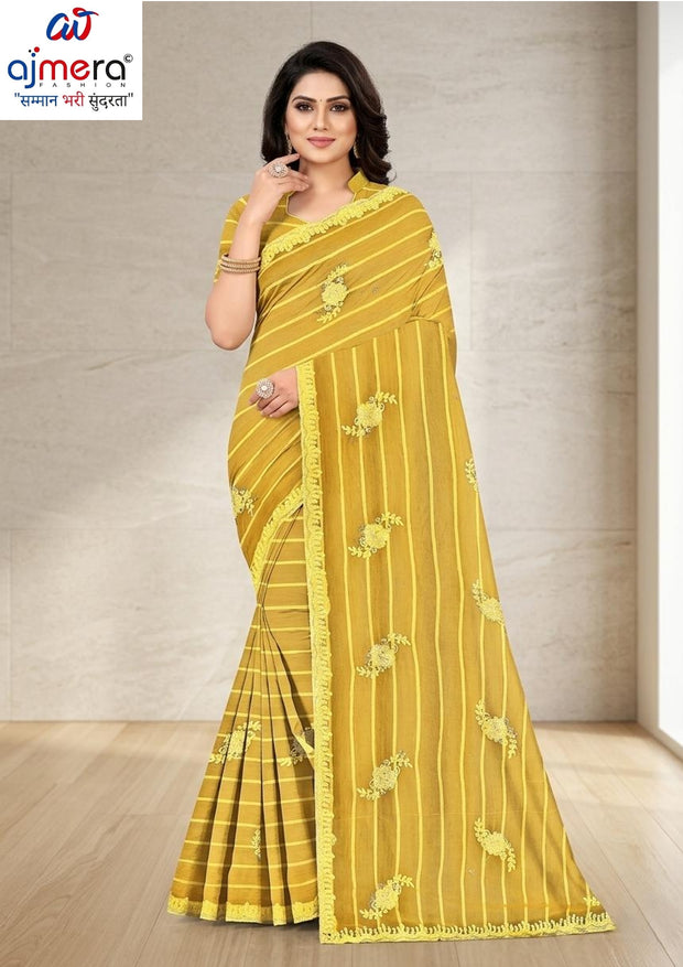 Matching Saree with Blouse Piece for Premium Ethnic and Traditional Wear | VKM-C PLUS
