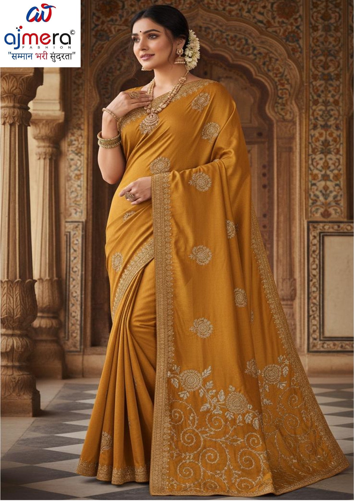 Party Wear Matching Saree with Blouse Piece for Premium Ethnic and Traditional Wear | MTE-SAATHI SANGAM