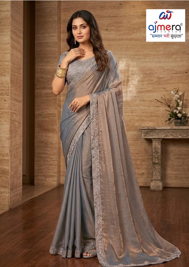 Printed Matching Saree with Blouse Piece for Premium Ethnic and Traditional Wear | PRM-SHIMLA HILLS