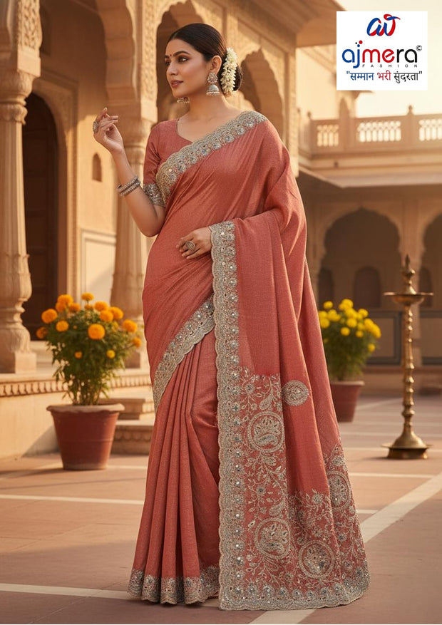 Synthetic Matching Saree with Blouse Piece for Premium Ethnic and Traditional Wear | SBV-HD-0446