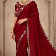 Designer Matching Saree with Blouse Piece for Premium Ethnic and Traditional Wear | KPS-AARYA