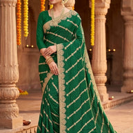 Designer Matching Saree with Blouse Piece for Premium Ethnic and Traditional Wear | VKM-IDEAL