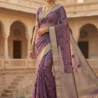 Ladies Matching Saree with Blouse Piece for Premium Ethnic and Traditional Wear | SBV-HD-1034