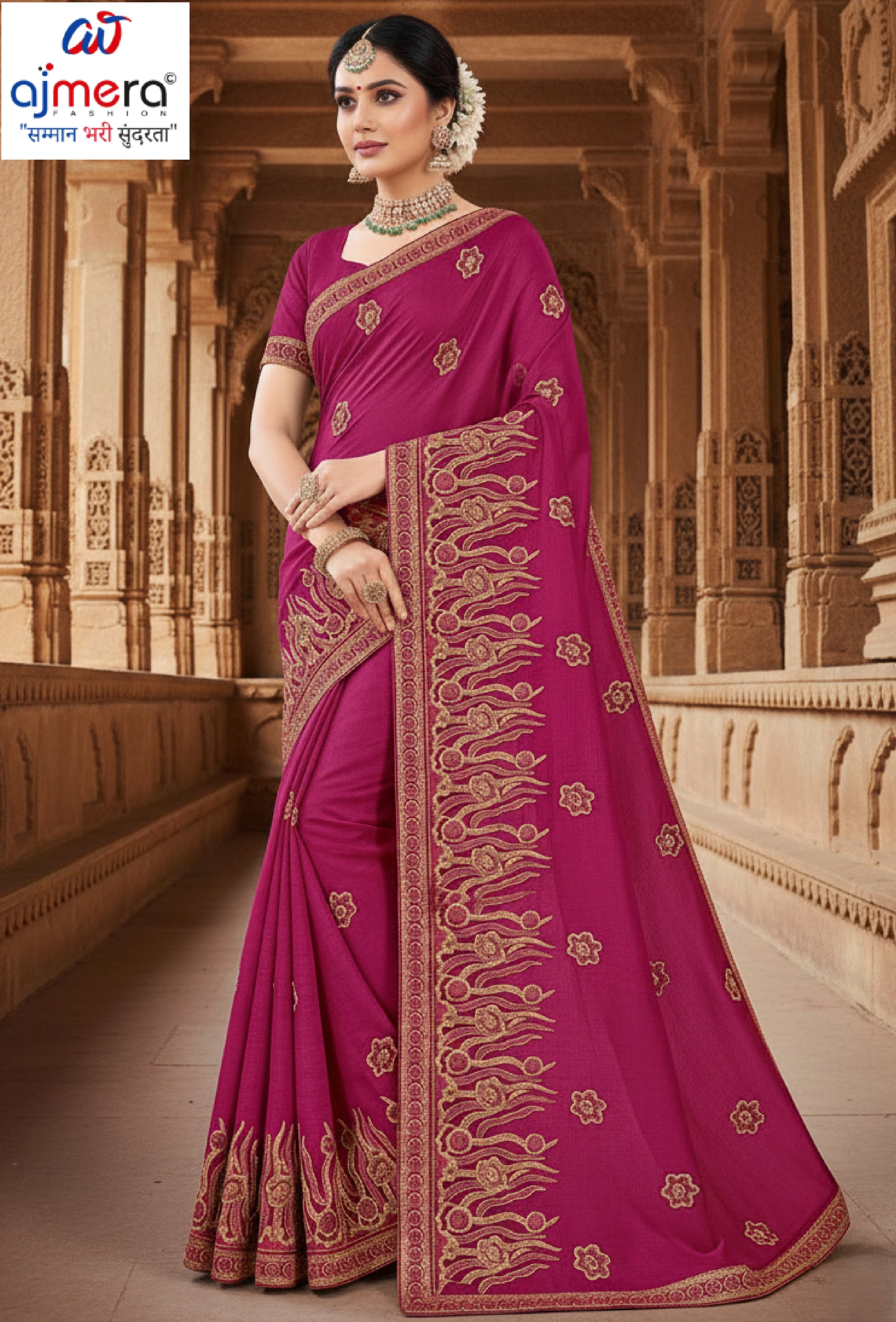 Fancy Saree with Without Blouse for Premium Ethnic and Traditional Wear | KAVI-ANMOL RATAN