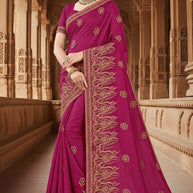 Fancy Saree with Without Blouse for Premium Ethnic and Traditional Wear | KAVI-ANMOL RATAN
