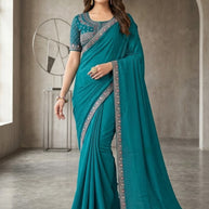 Party Wear Matching Saree with Blouse Piece for Premium Ethnic and Traditional Wear | RT-MASTANI