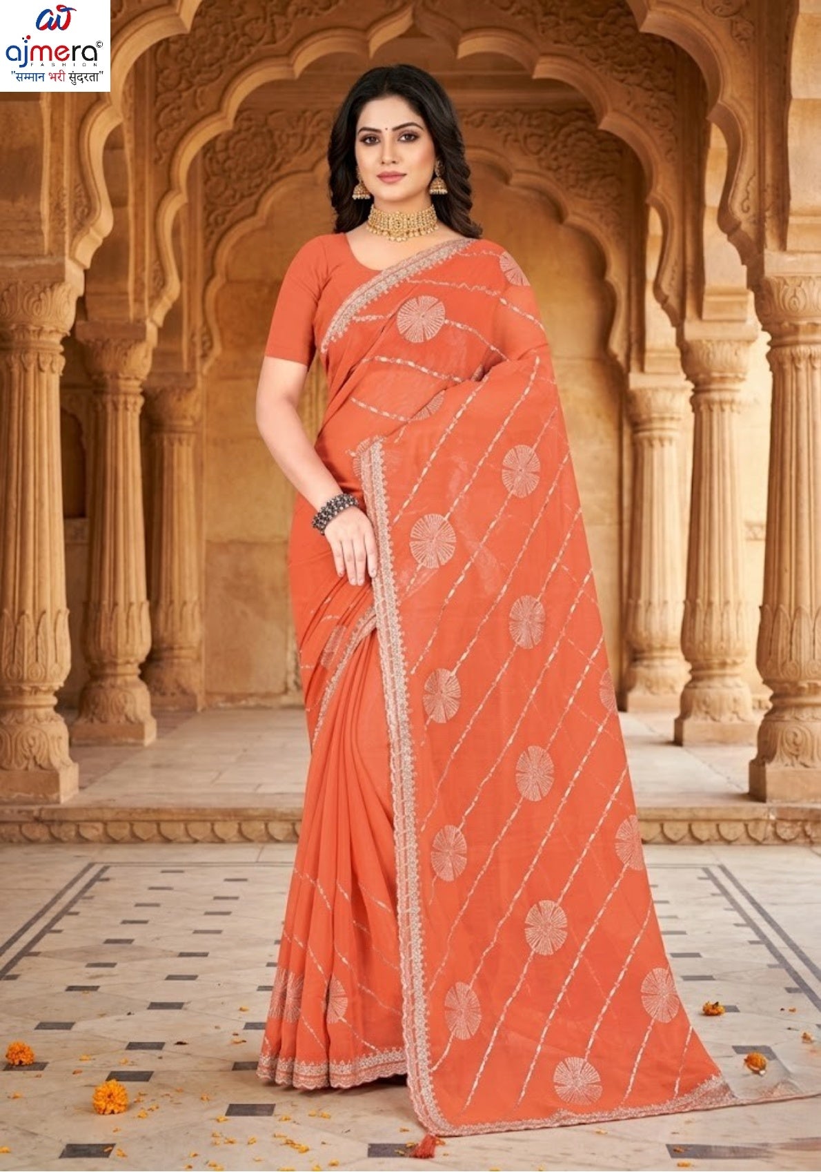 Fancy Saree with Blouse Piece for Premium Ethnic and Traditional Wear | MTE-KHUBSURAT ROUND