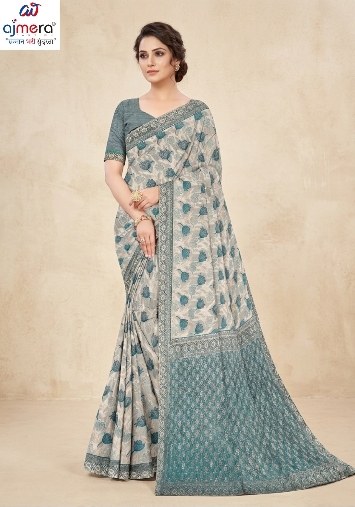 Ladies Matching Saree with Without Blouse for Premium Ethnic and Traditional Wear | RT-KAMYA