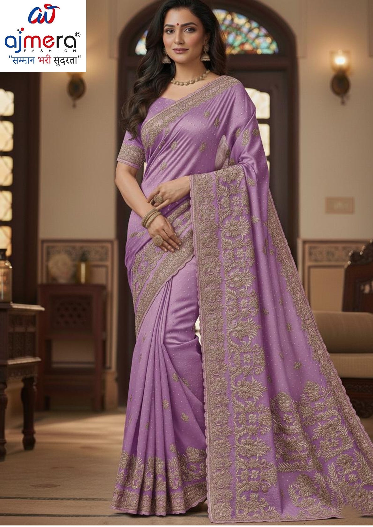 Printed Matching Saree with Blouse Piece for Premium Ethnic and Traditional Wear | SBV-HD-0486