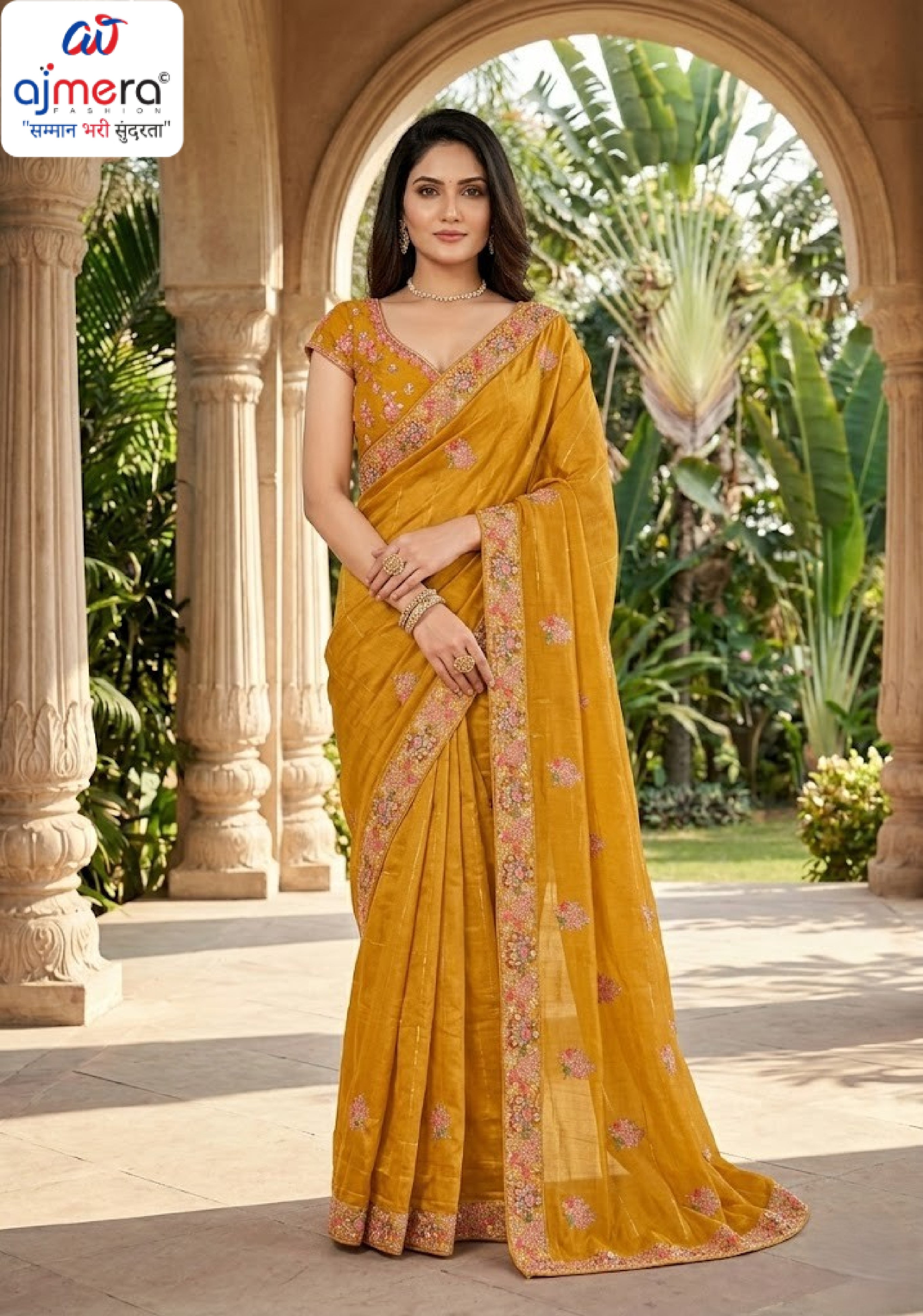 Ethnic Matching Saree with Without Blouse for Premium Ethnic and Traditional Wear | RT-NITYA
