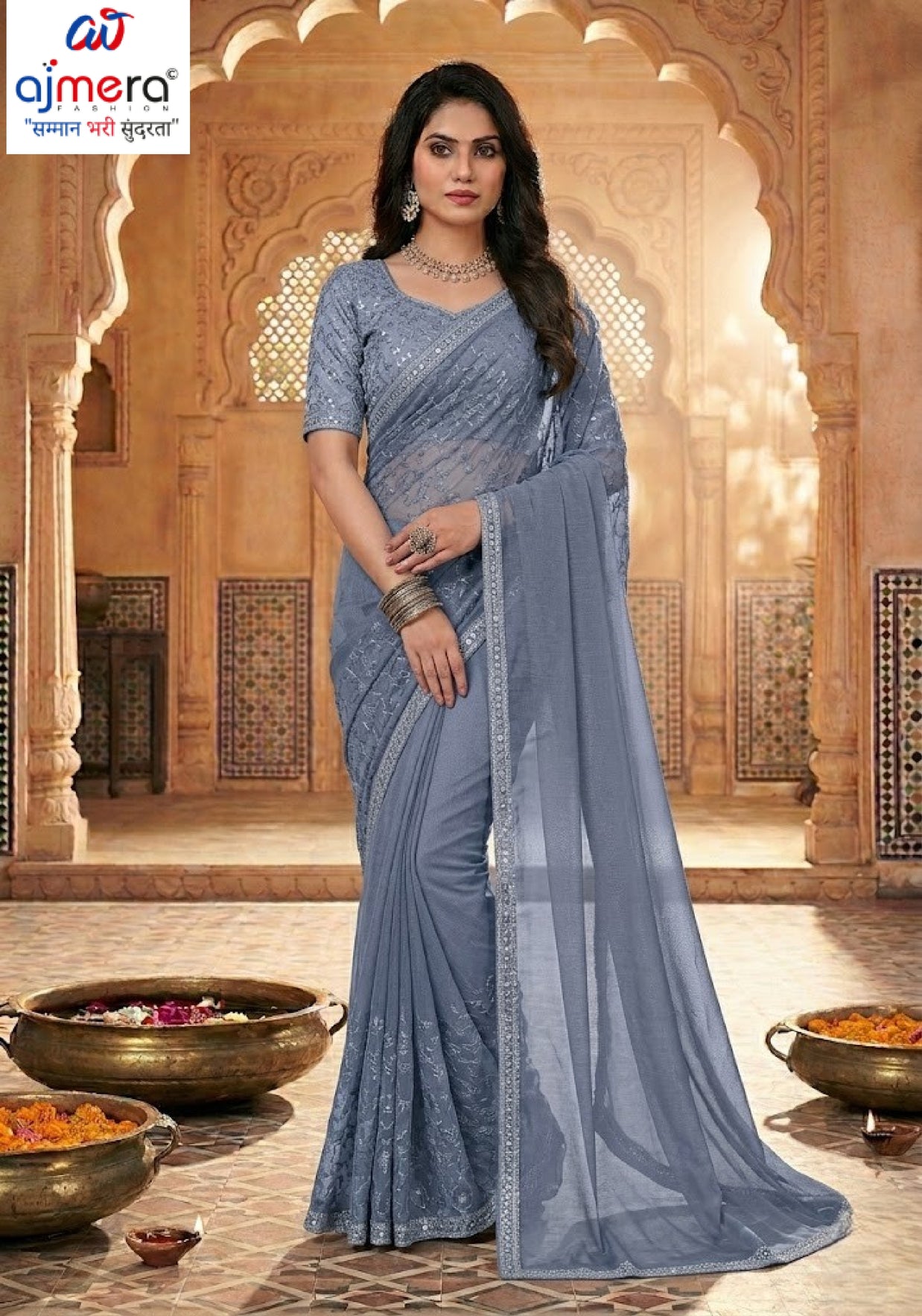 Fashion Saree with Blouse Piece for Premium Ethnic and Traditional Wear | KPS-GOVIND