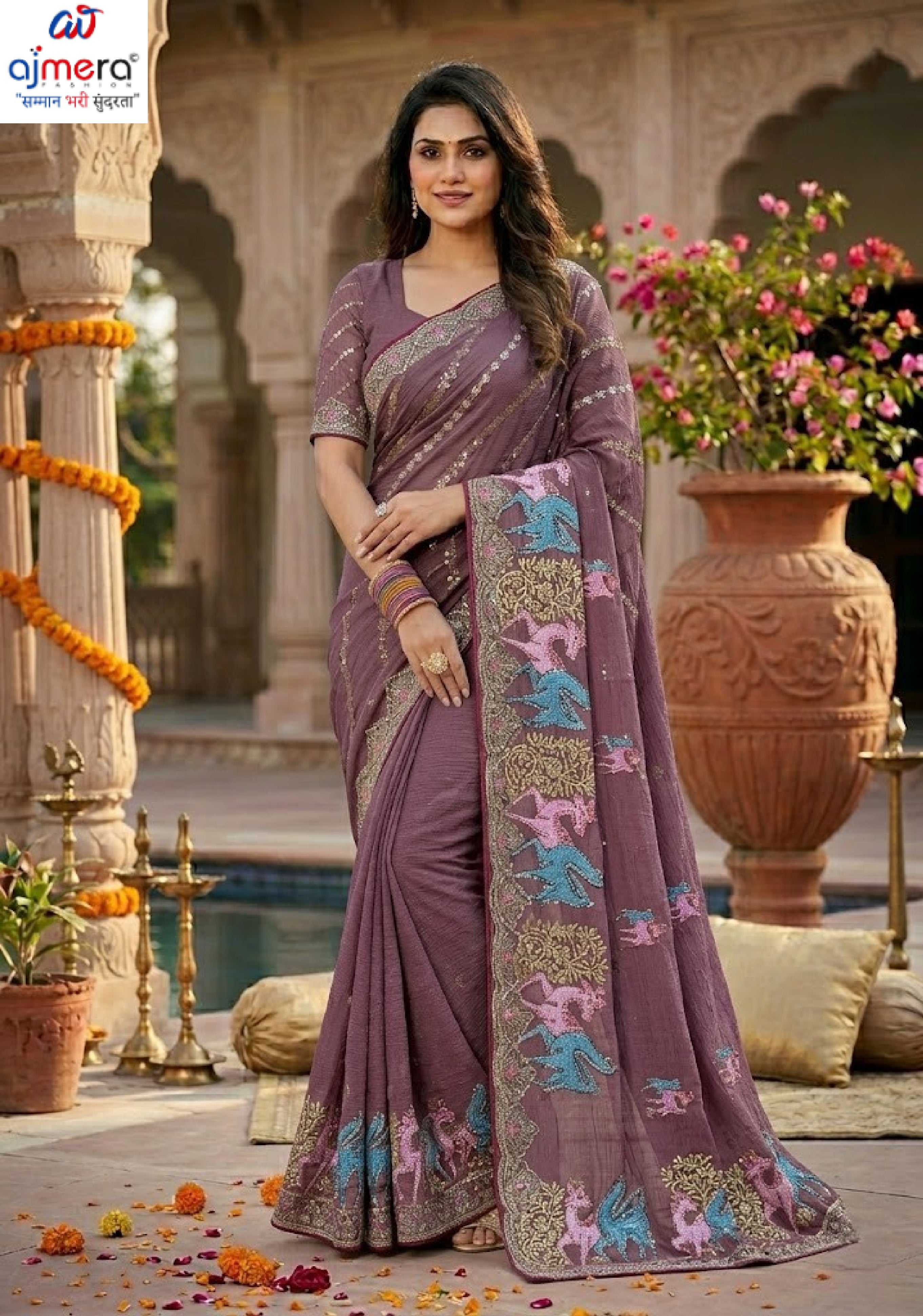 Festival Saree with Blouse Piece for Premium Ethnic and Traditional Wear | PSC-HANSINI-4226