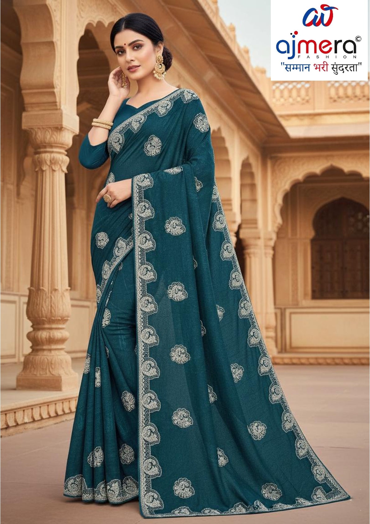 Fancy Matching Saree with Blouse Piece for Premium Ethnic and Traditional Wear | MKM-PUSHPA