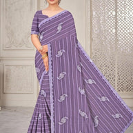 Matching Saree with Blouse Piece for Premium Ethnic and Traditional Wear | VKM-C PLUS