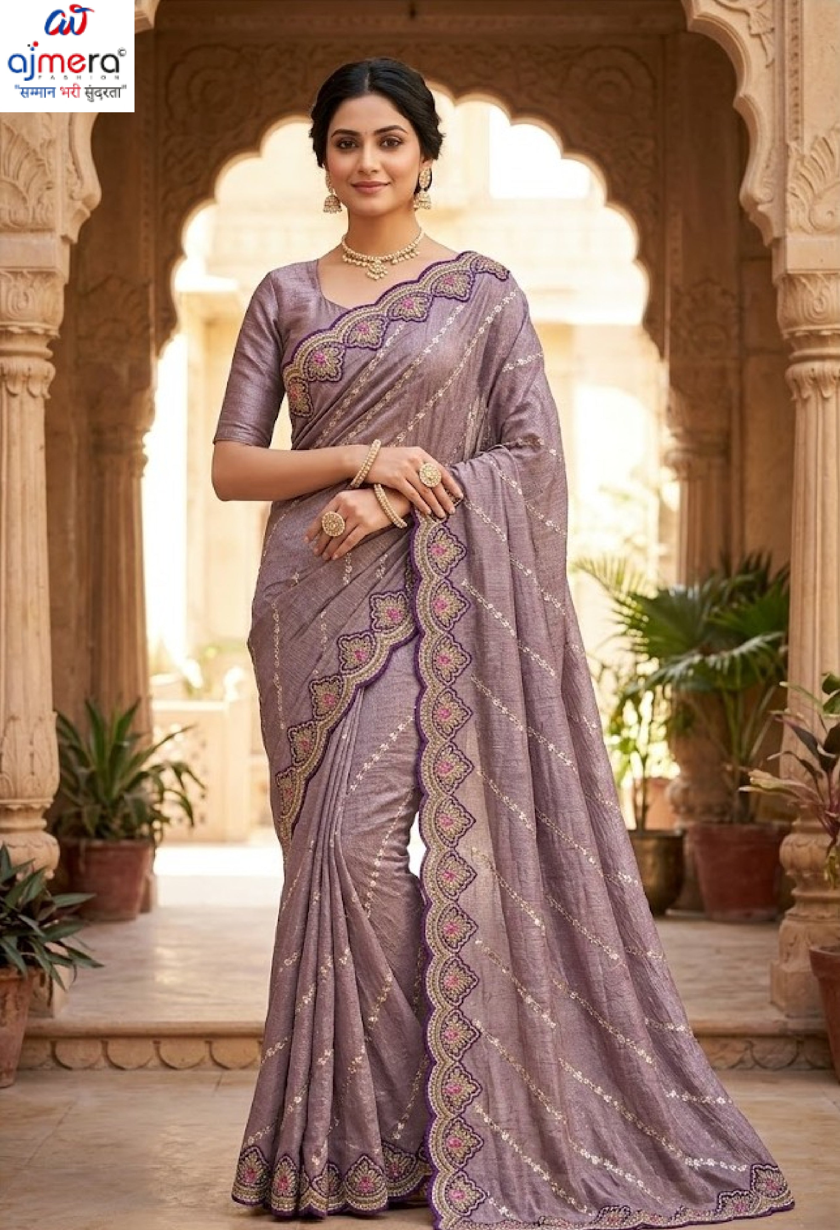 Party Wear Matching Saree with Blouse Piece for Premium Ethnic and Traditional Wear | PSC-DULARI-4427