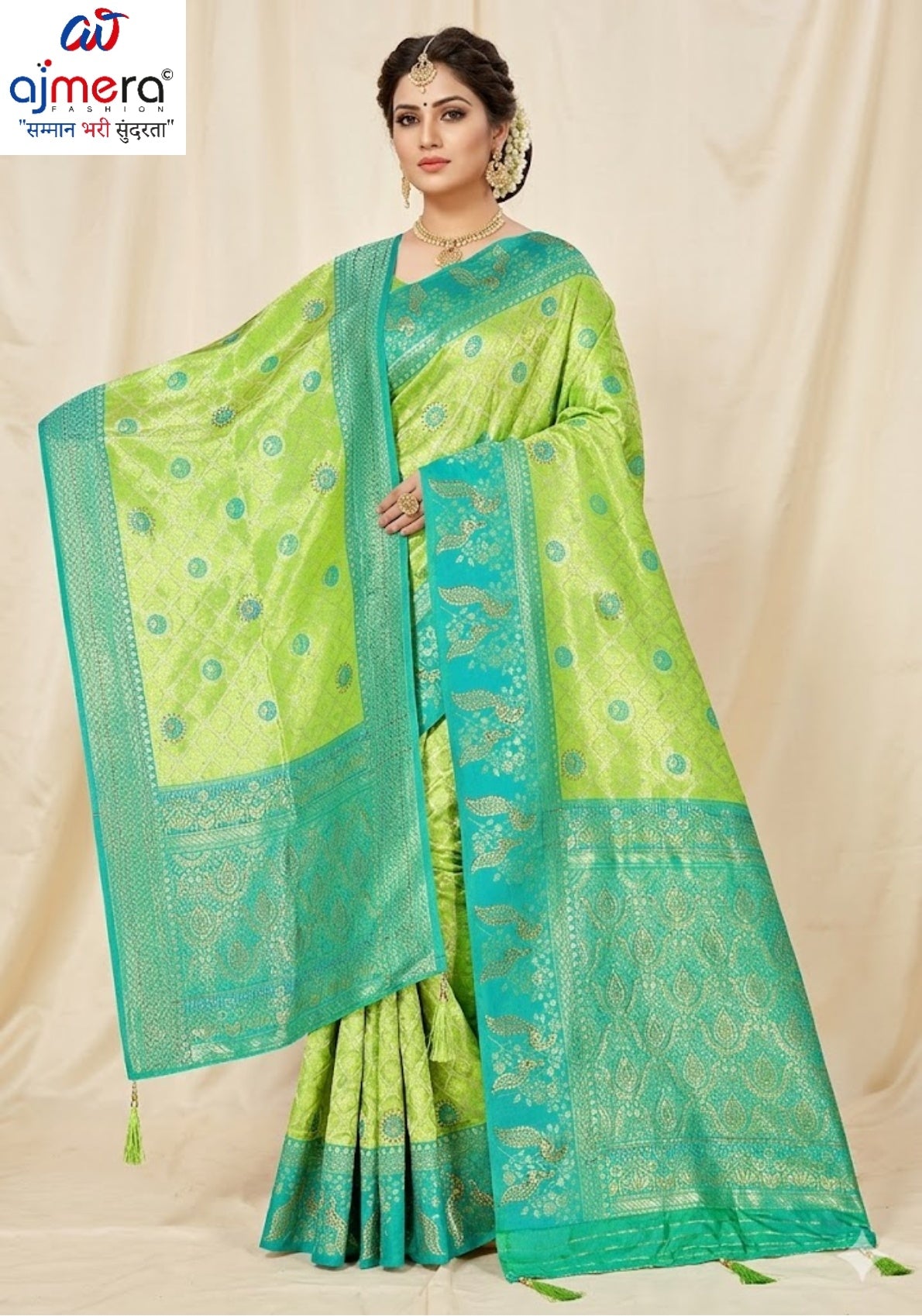 Fancy Matching Saree with Blouse Piece for Premium Ethnic and Traditional Wear | SMM-2169