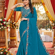 Wholesale Fancy Saree with Blouse Piece for Premium Ethnic and Traditional Wear | KPS-PRATAP