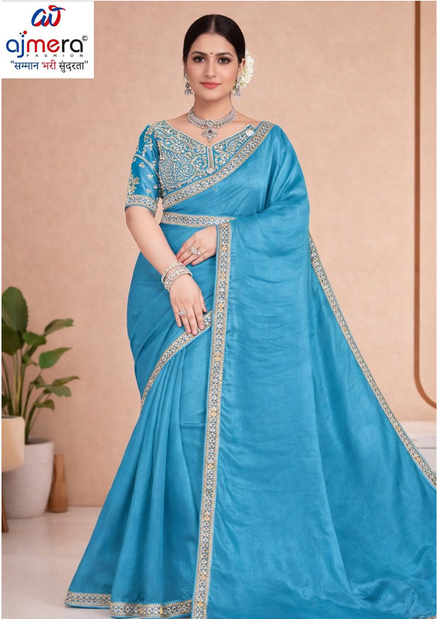 Designer Matching Saree with Blouse Piece for Premium Ethnic and Traditional Wear | KPS-DOREMON