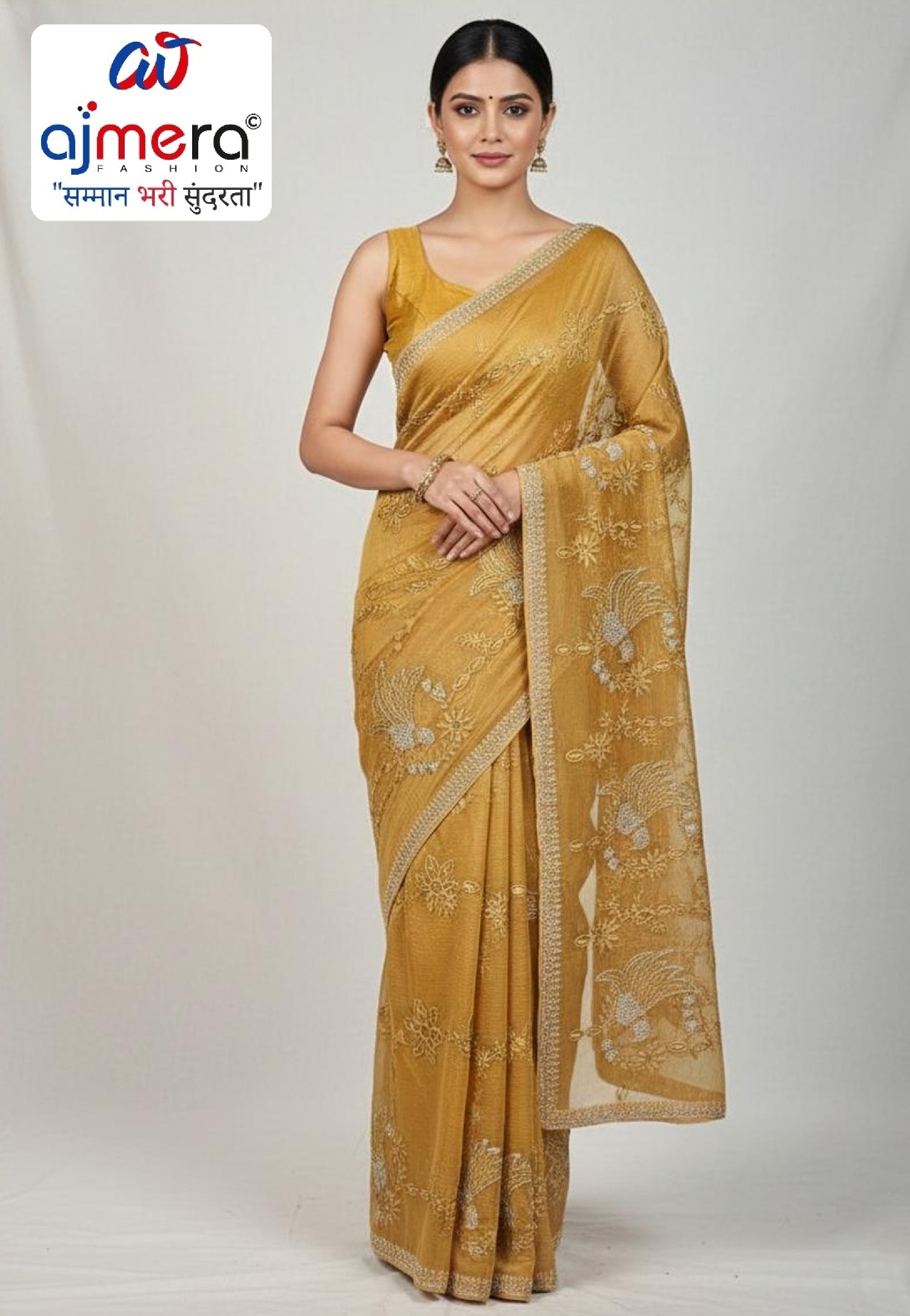Printed Matching Saree with Blouse Piece for Premium Ethnic and Traditional Wear | SBV-HD-0274