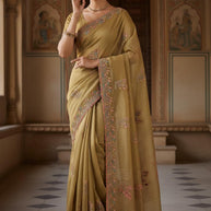 Ladies Matching Saree with Blouse Piece for Premium Ethnic and Traditional Wear | SBV-HD-0261