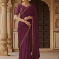 Designer Matching Saree with Blouse Piece for Premium Ethnic and Traditional Wear | SDO-HW01700