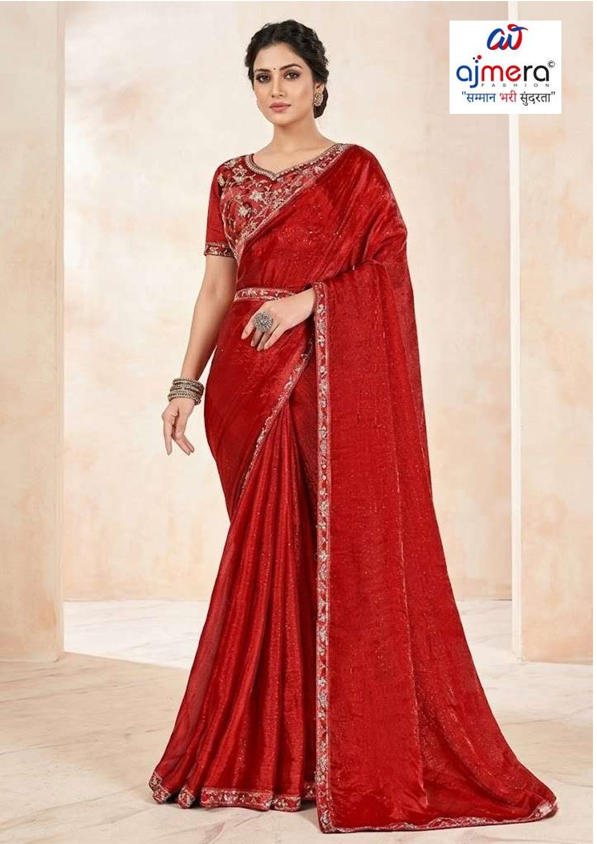 Ladies Matching Saree with Blouse Piece for Premium Ethnic and Traditional Wear | KPS-EXPRESS