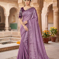 Embroidered Fancy Saree with Blouse Piece for Premium Ethnic and Traditional Wear | SMM-8728