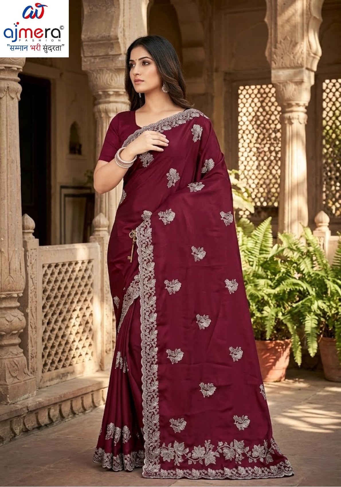 Ladies Matching Saree with Blouse Piece for Premium Ethnic and Traditional Wear | MTE-AMAZING PLANT