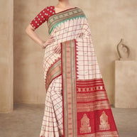 Designer Matching Saree with Blouse Piece for Premium Ethnic and Traditional Wear | MTE-25337