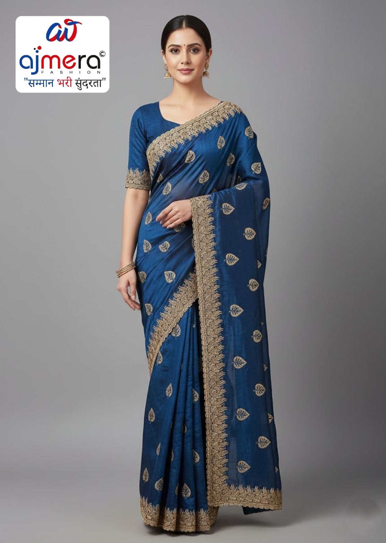 Printed Matching Saree with Blouse Piece for Premium Ethnic and Traditional Wear | SBV-HD-0421D