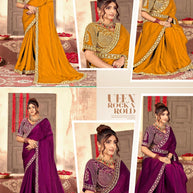 Fashion Saree with Blouse Piece for Premium Ethnic and Traditional Wear | KPS-POKEMON