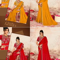 Fancy Saree with Blouse Piece for Premium Ethnic and Traditional Wear | KPS-MAHARAJ