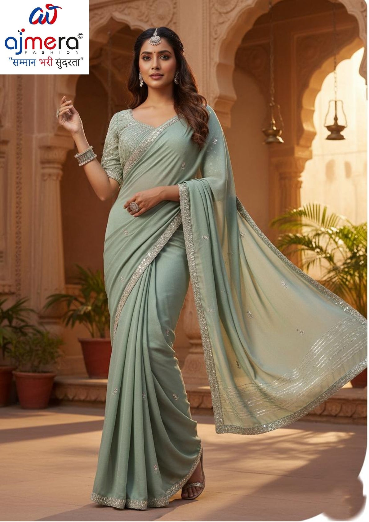 Fancy Matching Saree with Blouse Piece for Premium Ethnic and Traditional Wear | SDO-HW01571
