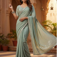 Fancy Matching Saree with Blouse Piece for Premium Ethnic and Traditional Wear | SDO-HW01571