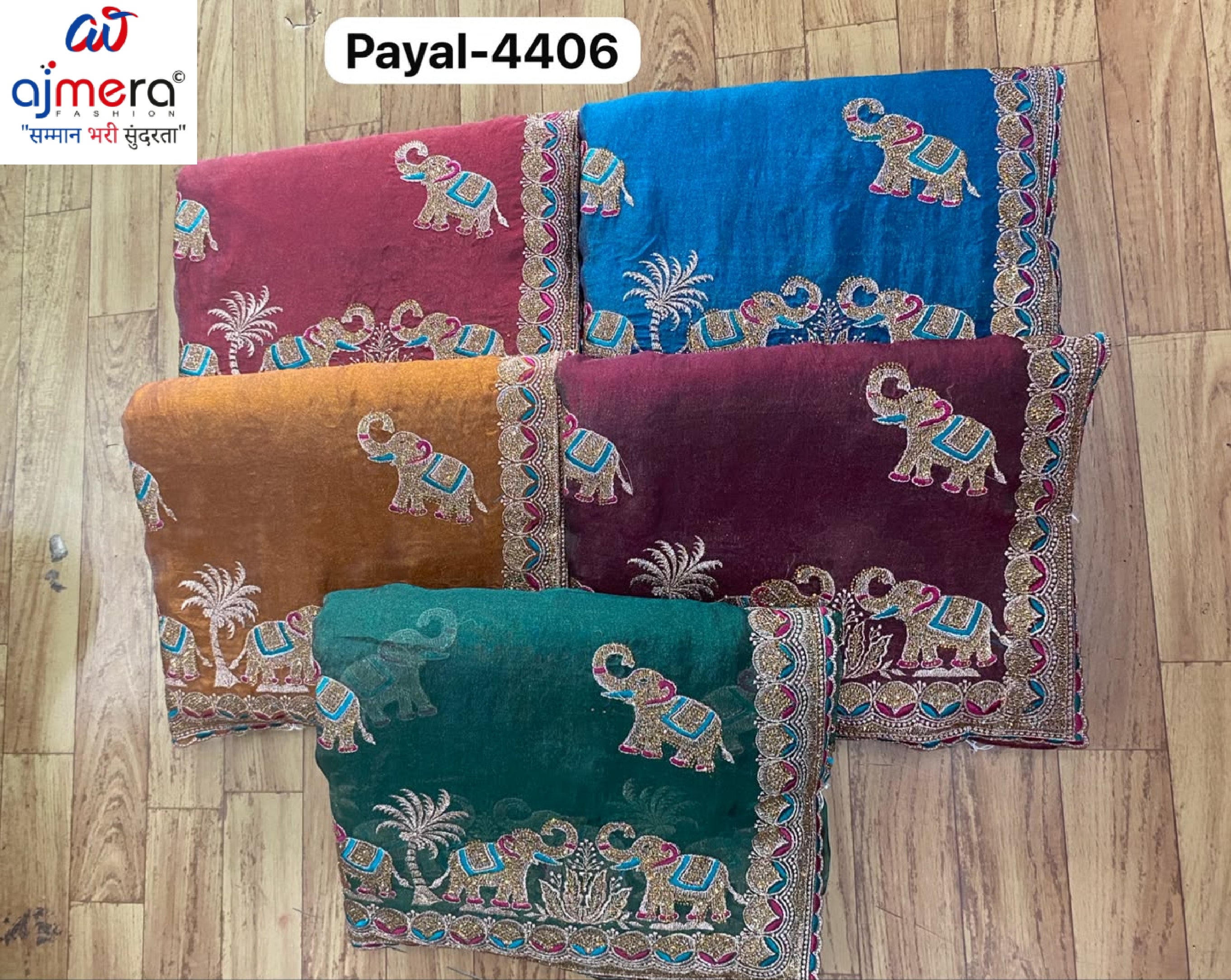 Synthetic Matching Saree with Blouse Piece for Premium Ethnic and Traditional Wear | PSC-PAYAL-4406