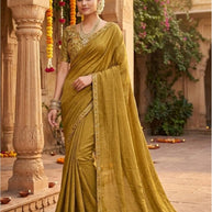Printed Matching Saree with Blouse Piece for Premium Ethnic and Traditional Wear | KPS-FARZANA