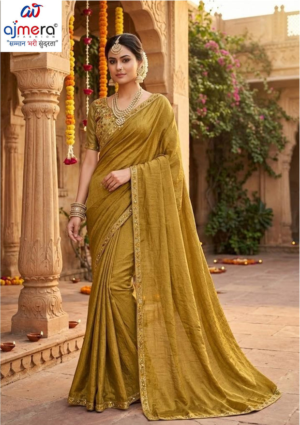 Printed Matching Saree with Blouse Piece for Premium Ethnic and Traditional Wear | KPS-FARZANA