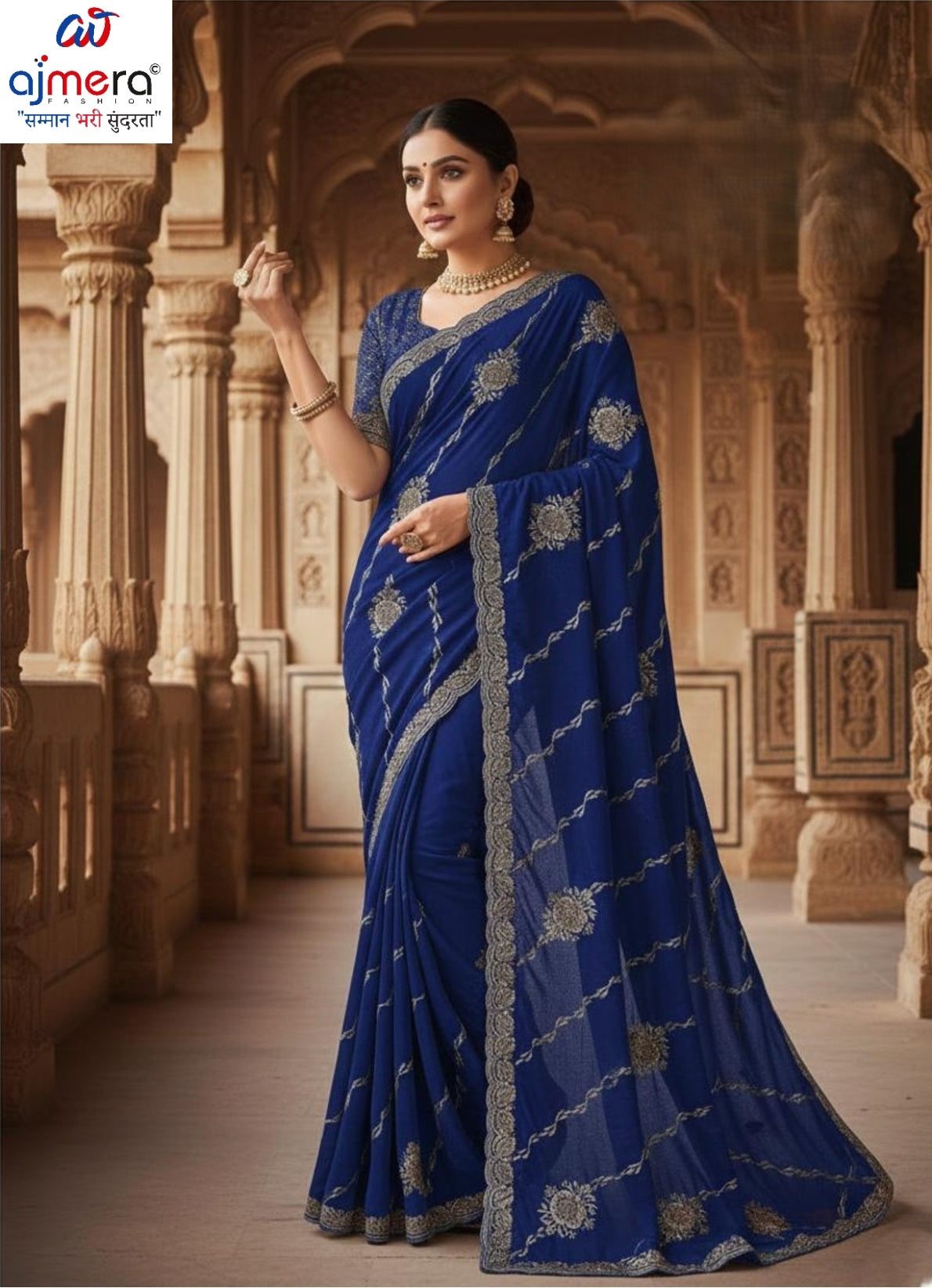 Festival Saree with Blouse Piece for Premium Ethnic and Traditional Wear | SBV-HD-0496