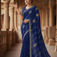 Festival Saree with Blouse Piece for Premium Ethnic and Traditional Wear | SBV-HD-0496