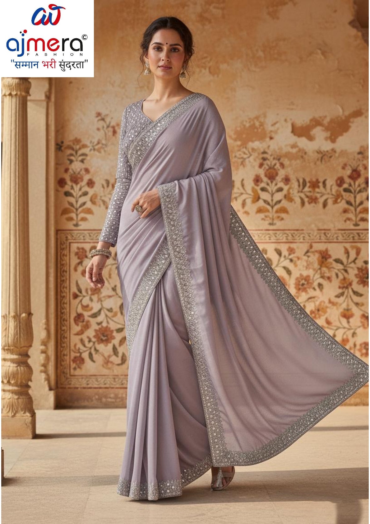 Ladies Matching Saree with Blouse Piece for Premium Ethnic and Traditional Wear | SDO-HW07639