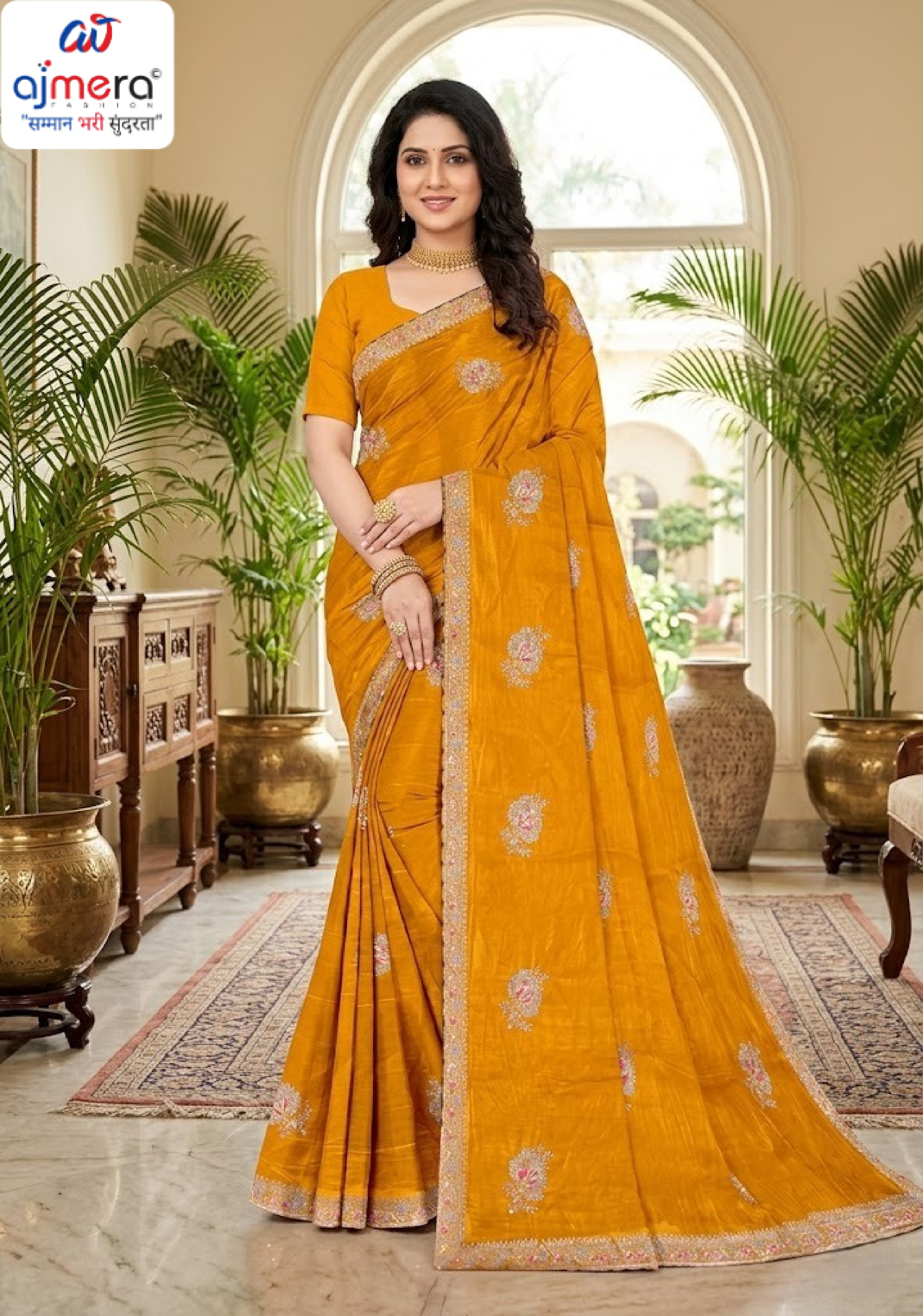 Dyed Saree with Blouse Piece for Premium Ethnic and Traditional Wear | RT-YAMINI