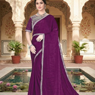 Matching Saree with Blouse Piece for Premium Ethnic and Traditional Wear | KPS-DAKSHA