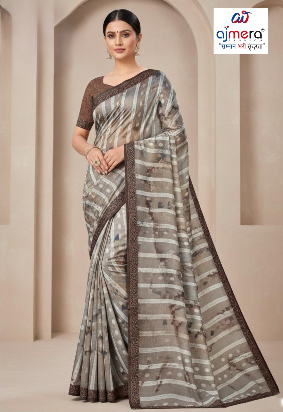 Ethnic Matching Saree with Blouse Piece for Premium Ethnic and Traditional Wear | RAL-SNAP