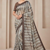 Ethnic Matching Saree with Blouse Piece for Premium Ethnic and Traditional Wear | RAL-SNAP
