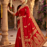 Dyed Saree with Blouse Piece for Premium Ethnic and Traditional Wear | MKM-DIVISHA