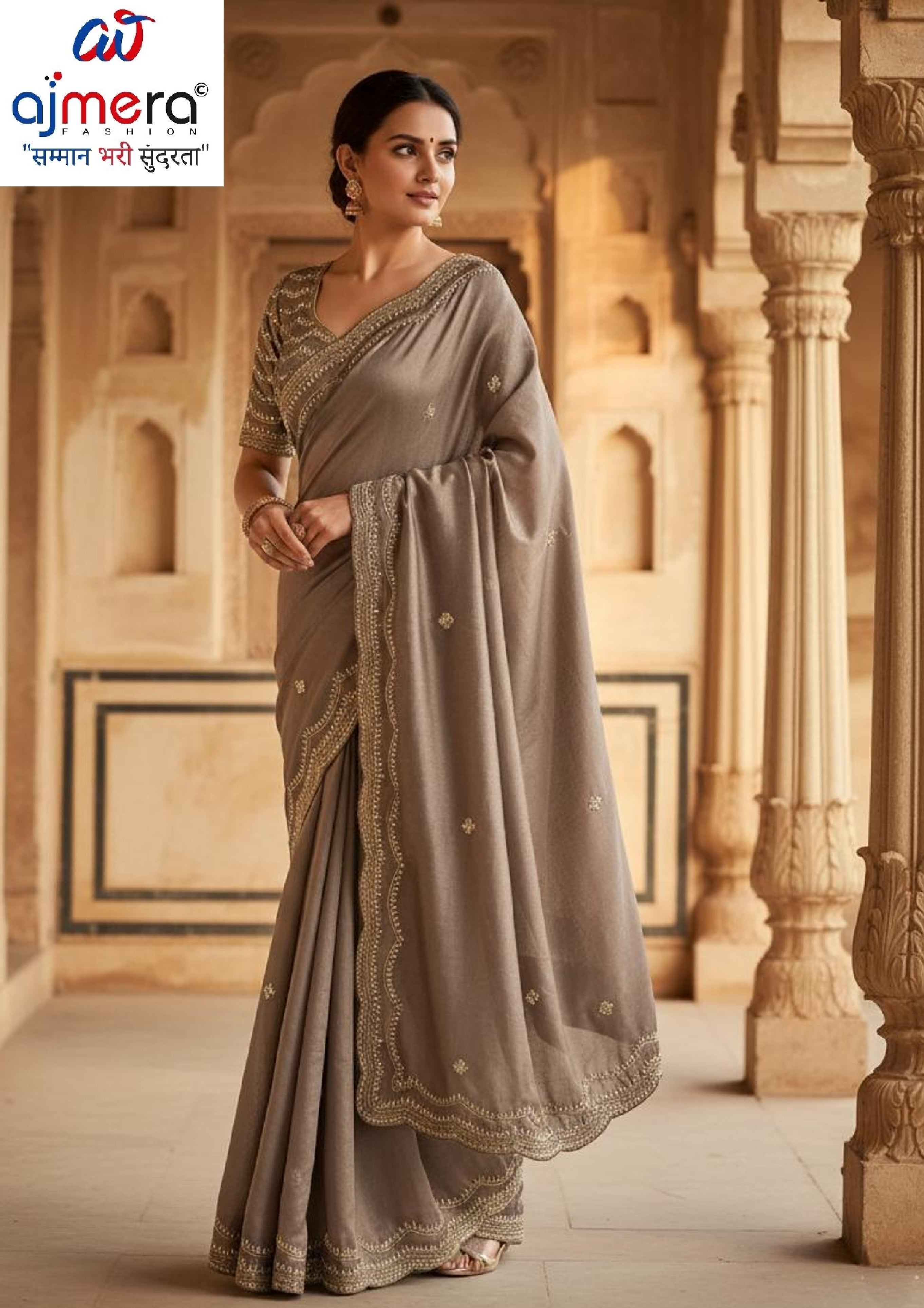 Dyed Fancy Matching Saree with Blouse Piece for Premium Ethnic and Traditional Wear | SDO-HW01507
