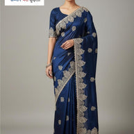 Synthetic Matching Saree with Blouse Piece for Premium Ethnic and Traditional Wear | SBV-HD-0511